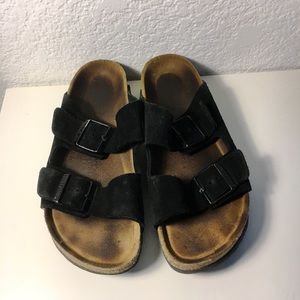 Black Suede Birkenstock’s